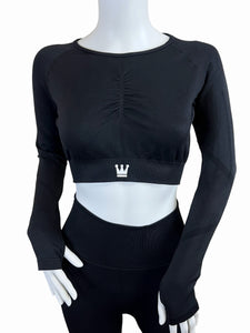 Black Altara Long Sleeve Top