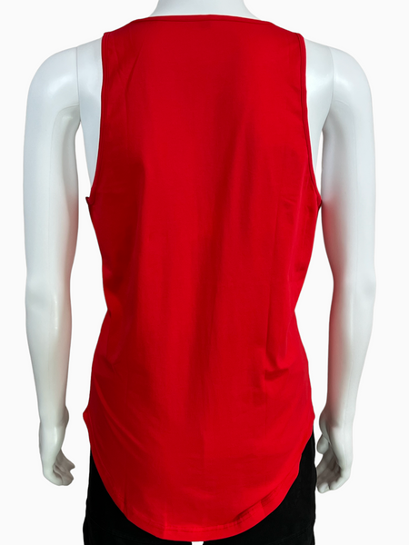 Red OG Workout Muscle Shirt