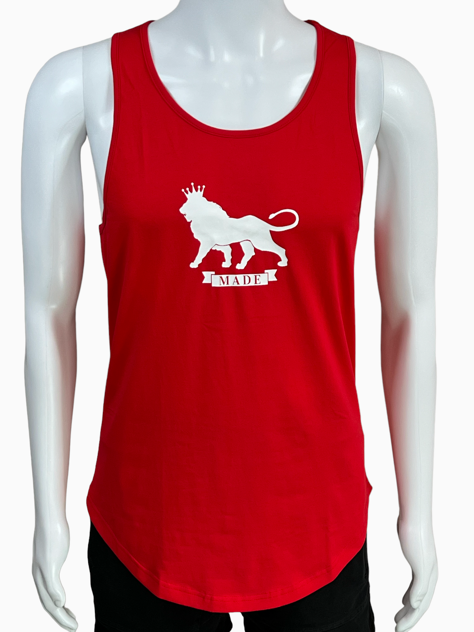 Red OG Workout Muscle Shirt