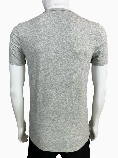 Crown Me Gray Slim Fitted Tee