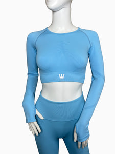 Blue Altara Long Sleeve Top