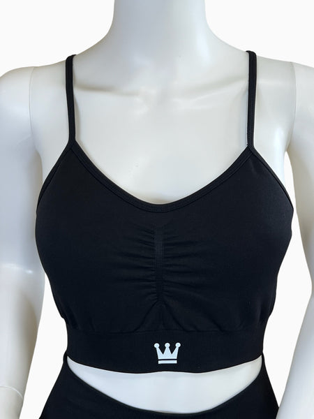 Black Altara Sports Bra Top