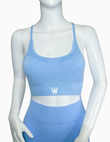 Blue Apex Sports Bra Top