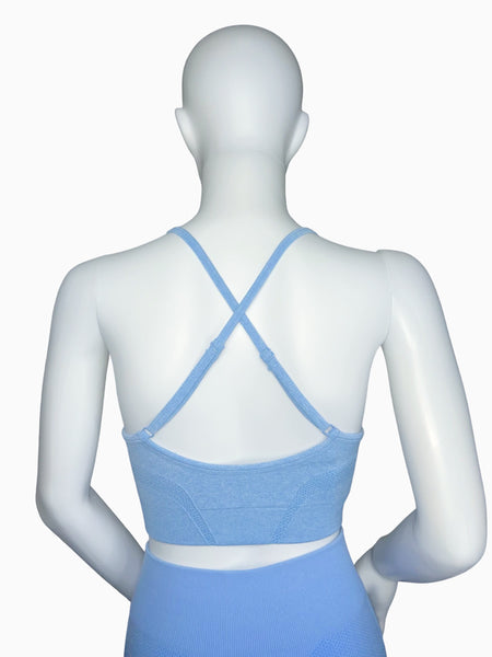 Blue Apex Sports Bra Top