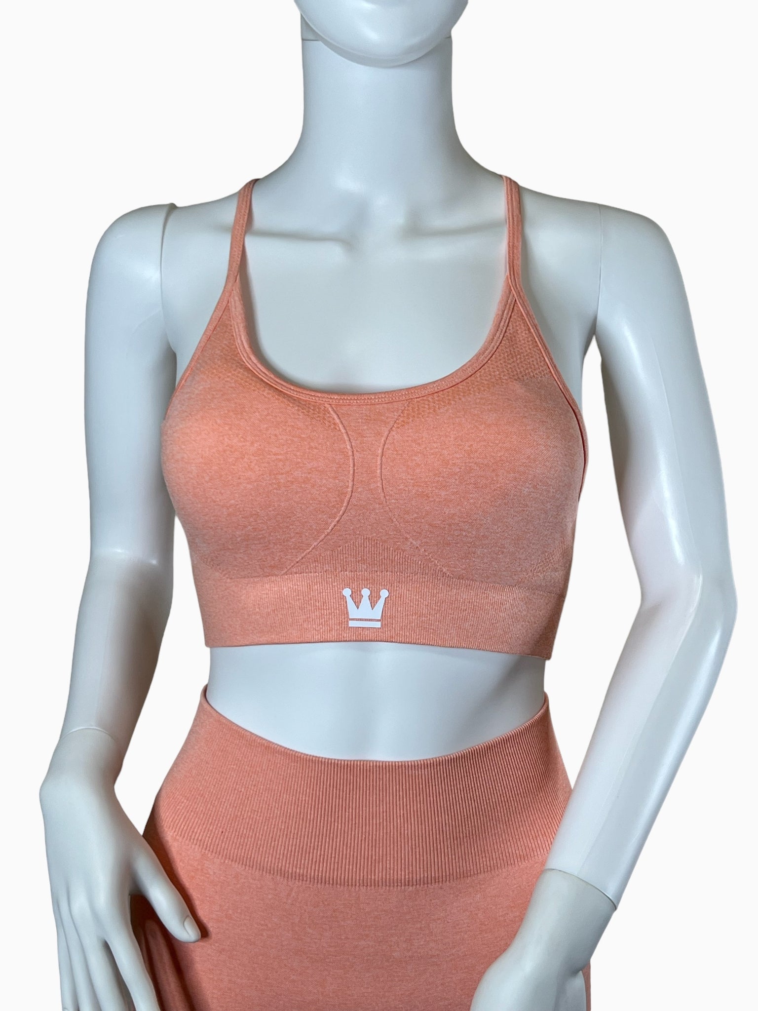 Coral Apex Sports Bra Top