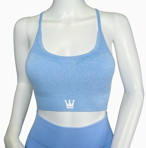 Blue Apex Sports Bra Top