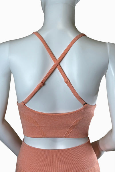 Coral Apex Sports Bra Top