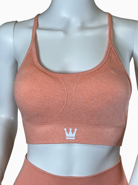 Coral Apex Sports Bra Top